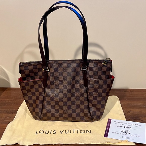 Louis Vuitton Damier Ebene Totally PM Canvas Brown Tote - Brand New - Never used - Picture 1 of 15